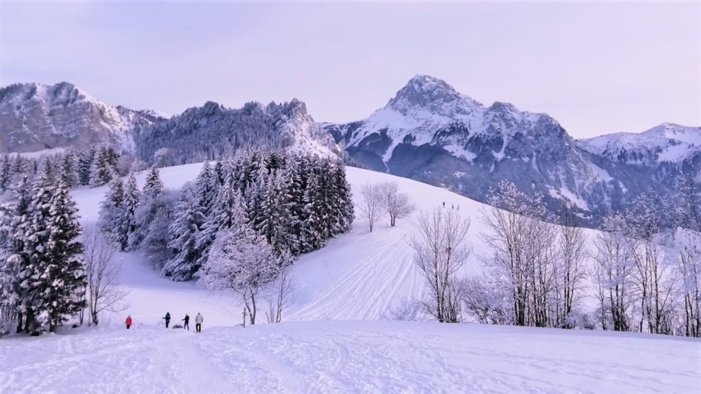 Bernex station de ski en train france